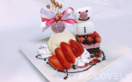 **とても可愛らしいクリスマスケーキ♪**