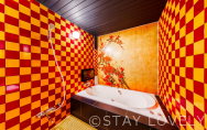 201号室【花魁room】
（Type：F／Standard A）
Stay:￥10,900～，
Rest:￥5,900～　　NEW！
