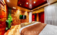 207号室②【バリroom】
（Type：E／Deluxe B）
Stay:￥11,900～，
Rest:￥6,490～　　NEW！