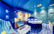 209号室①【マーメイドroom】
（Type：F／Standard A）
Stay:￥10,900～，
Rest:￥5,900～　　NEW！
