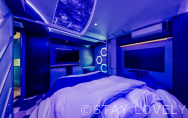 212号室②【宇宙ルーム】
（Type：F／Standard A）
Stay:￥10,900～，
Rest:￥5,900～　　NEW！