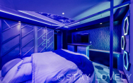 212号室③【宇宙ルーム】
（Type：F／Standard A）
Stay:￥10,900～，
Rest:￥5,900～　　NEW！