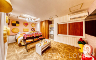 215号室③【スイーツroom】
（Type：F／Standard A）
Stay:￥10,900～，
Rest:￥5,900～　　NEW！