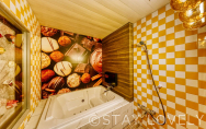216号室
【スイーツroom／チョコ】
（Type：G／Standard B）
Stay:￥9,900～，
Rest:￥5,490～　　NEW！