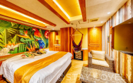 306号室①【ハワイアンroom】
（Type：F／Standard A）
Stay:￥10,900～，
Rest:￥5,900～　　NEW！