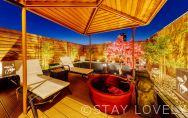 406号室①【Shigaraki open-air bath】（Type：B／Royal）
Stay:￥9,900～，
Rest:￥18,900～　　NEW！