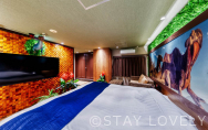 408号室②【ダイナソーroom】
（Type：B／Royal）
Stay:￥9,900～，
Rest:￥18,900～　　NEW！