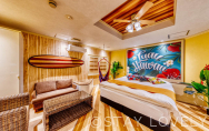 507号室①【ハワイroom】
（Type：F／Standard A）
Stay:￥10,900～，
Rest:￥5,900～　　NEW！