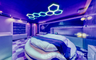 608号室③【宇宙room】
（Type：D／Deluxe A）
Stay:￥12,900～，
Rest:￥6,900～　　NEW！